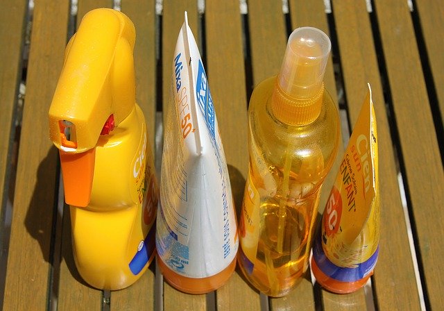 sunscreen to protect your skin from the sun