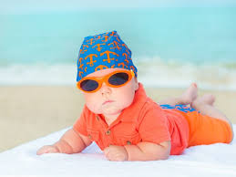 Babies need sunglasses to protect their eyes