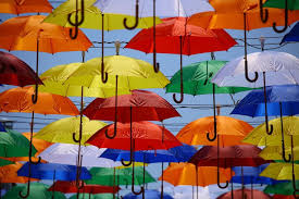 
Personal umbrellas can offer portable sun protection