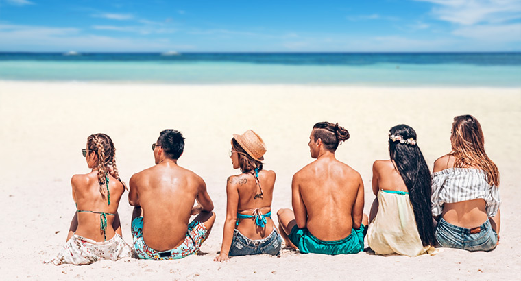 Showing off your tan on the beach should be done safely . Sun Blocking clothing can help make your Nasal spray  melanotomim tan last