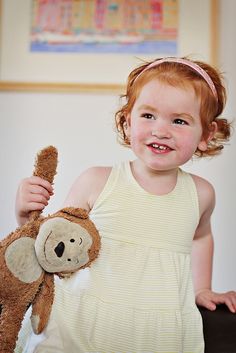 How redheads prevent early aging starting young while there is no sun damage like this young girl.